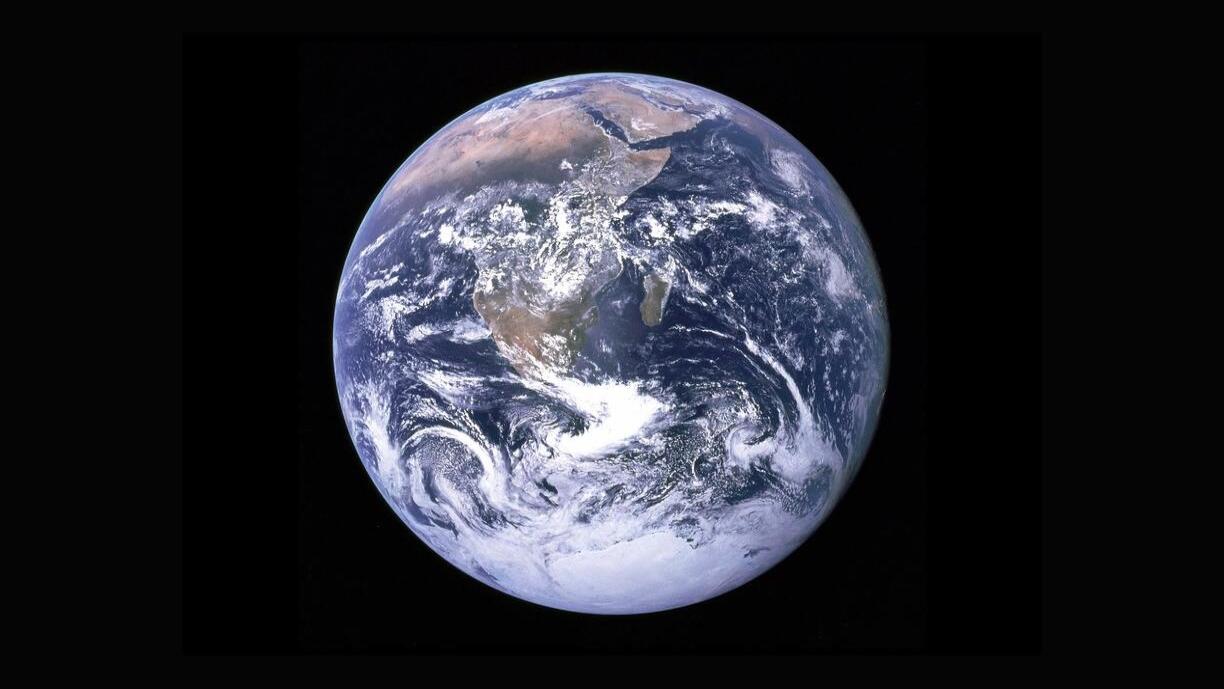 Kuva maapallosta avaruudesta katsottuna.
