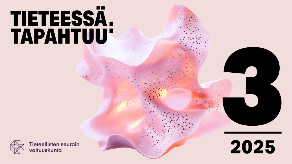 Tieteessä tapahtuu -lehden 3/2025 kansikuva.