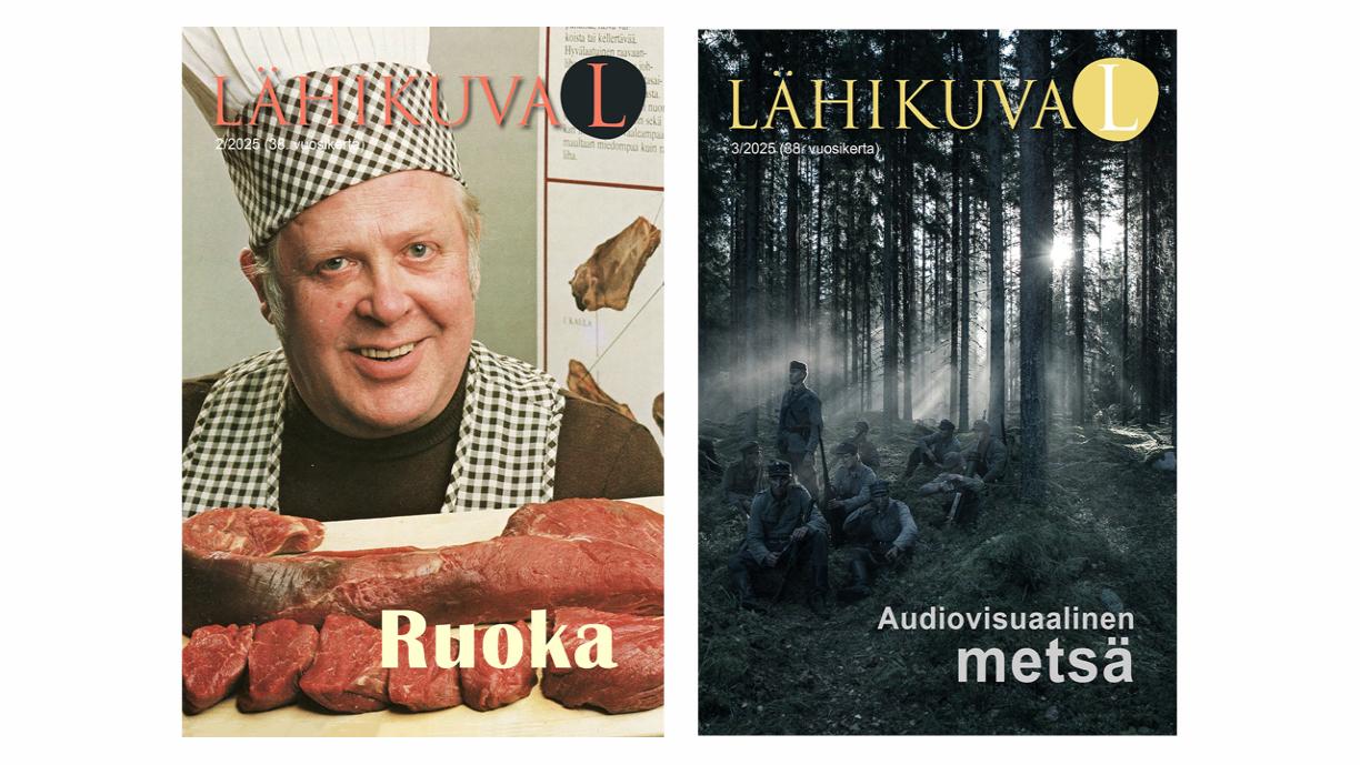 Kaksi Lähikuva-lehden kantta.