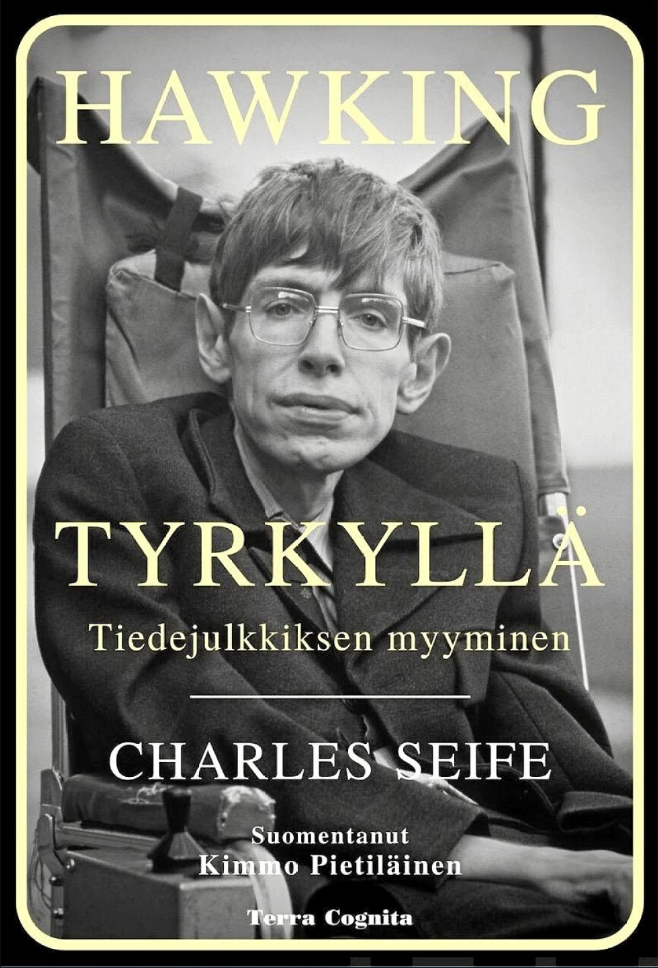 Hawking tyrkyllä -kirjan kansi.