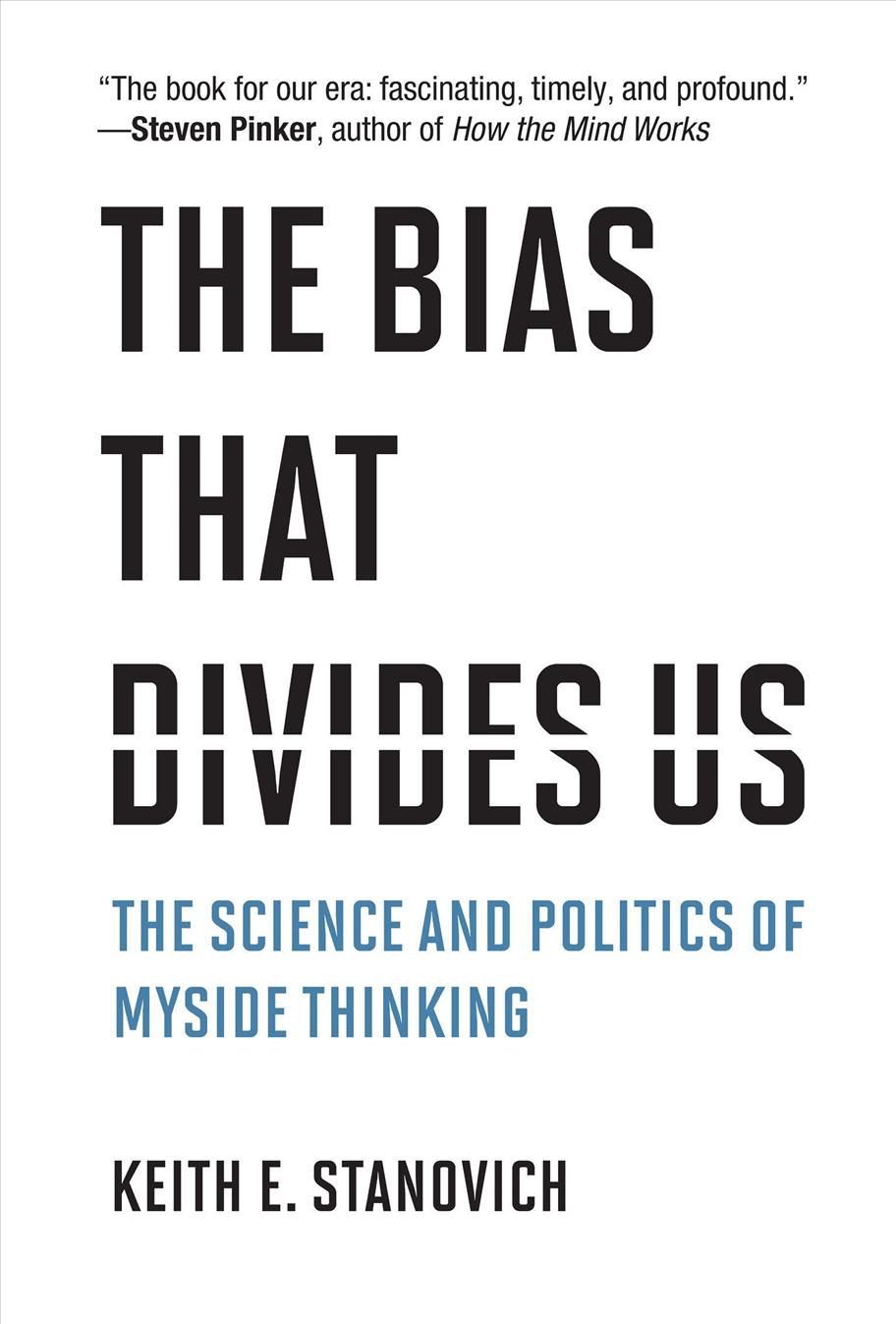 The Bias That Divides Us -kirjan kansi.