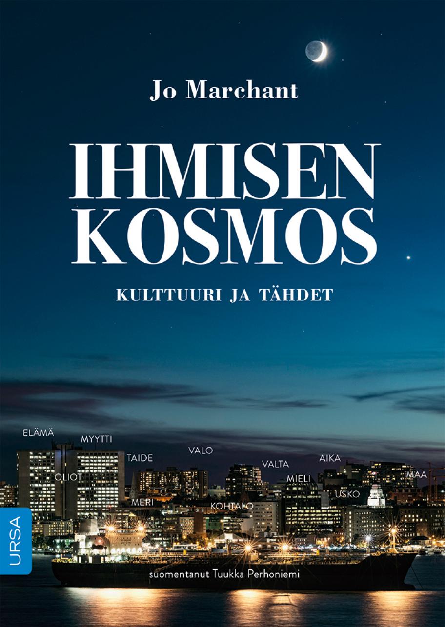 Ihmisen kosmos -kirjan kansi.