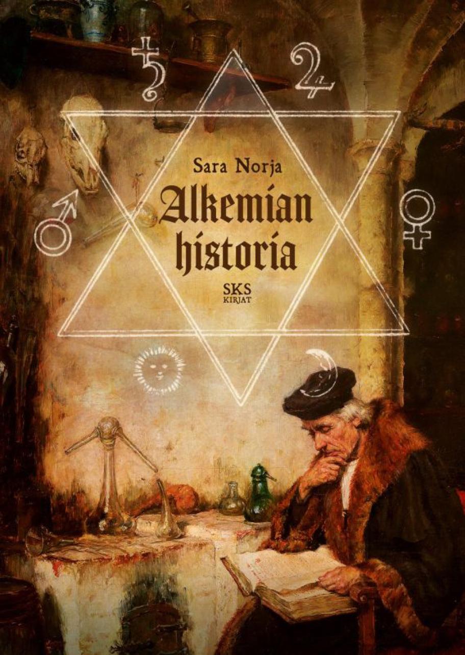 Alkemian historia -kirjan kansi.