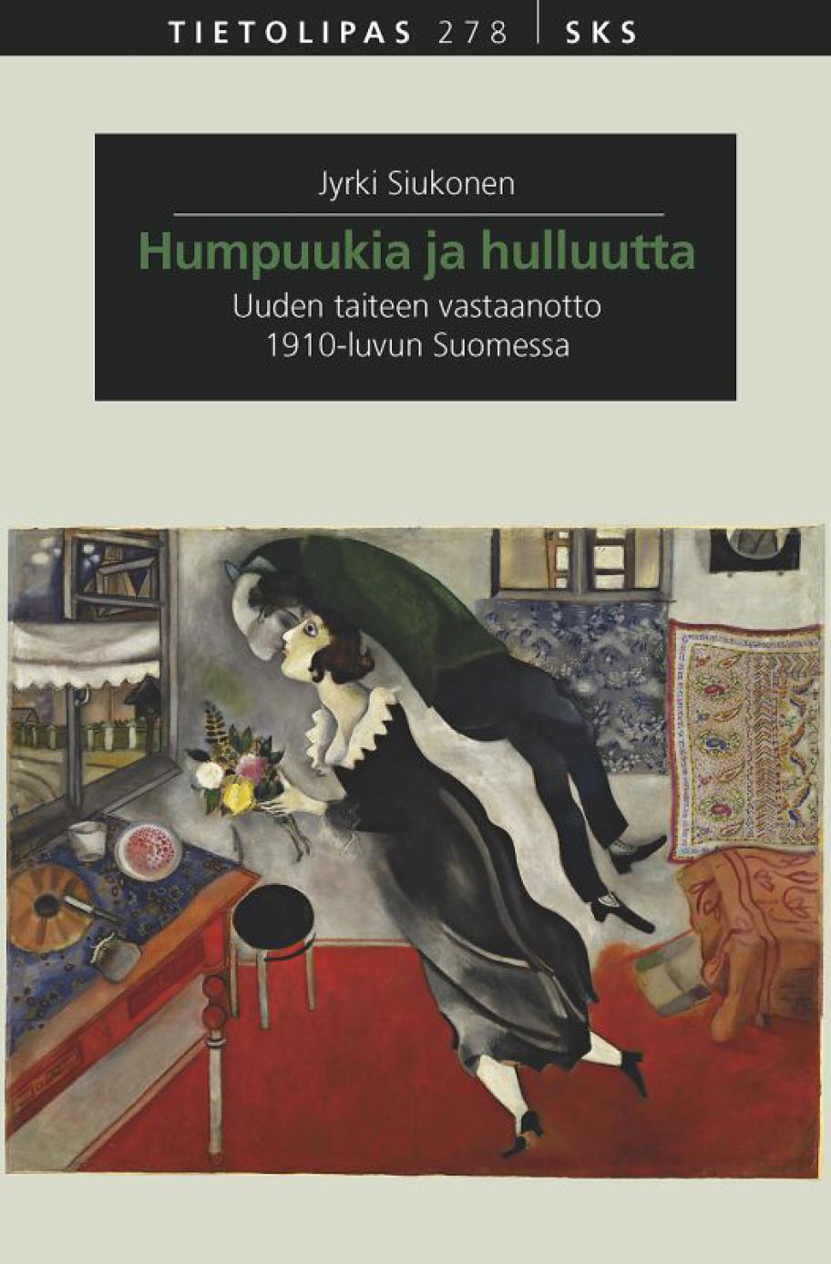 Humpuukia ja hulluutta -kirjan kansi.