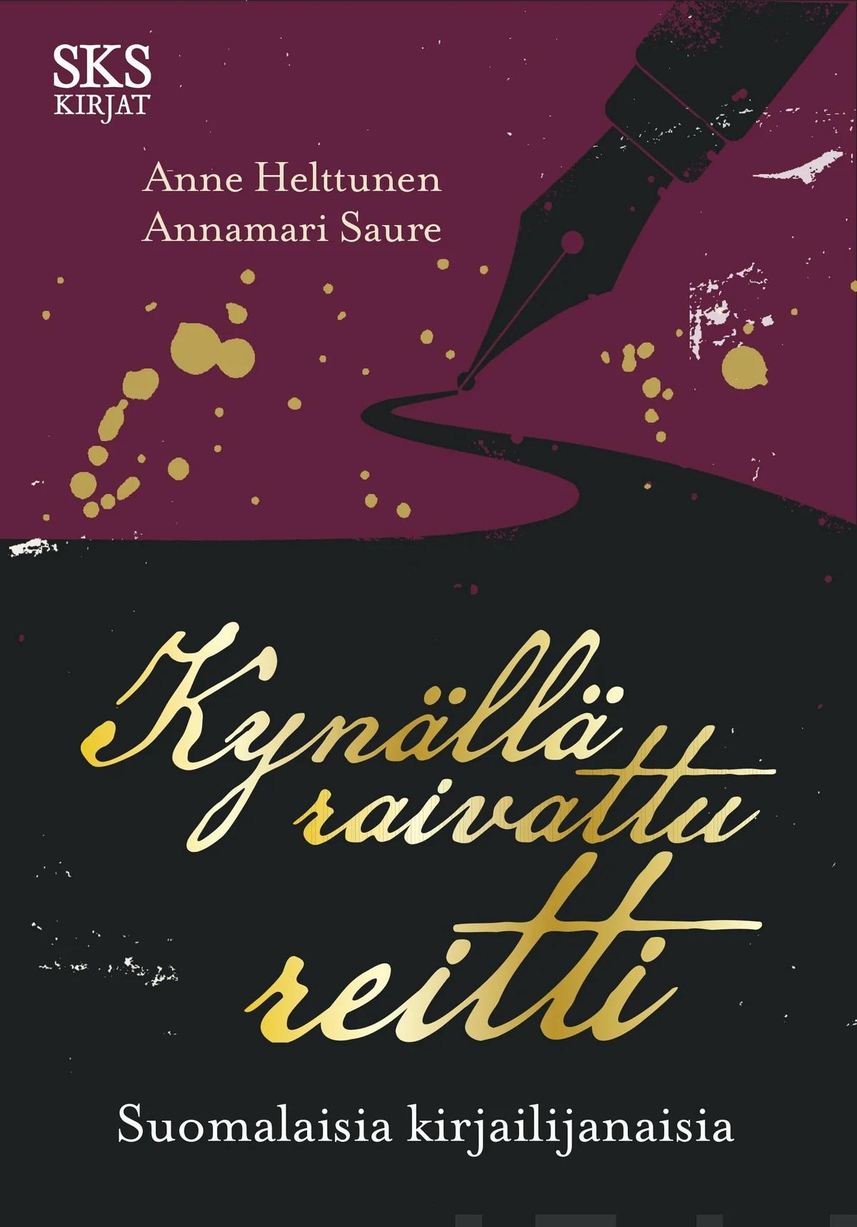 Kynällä raivattu reitti -kirjan kansi.