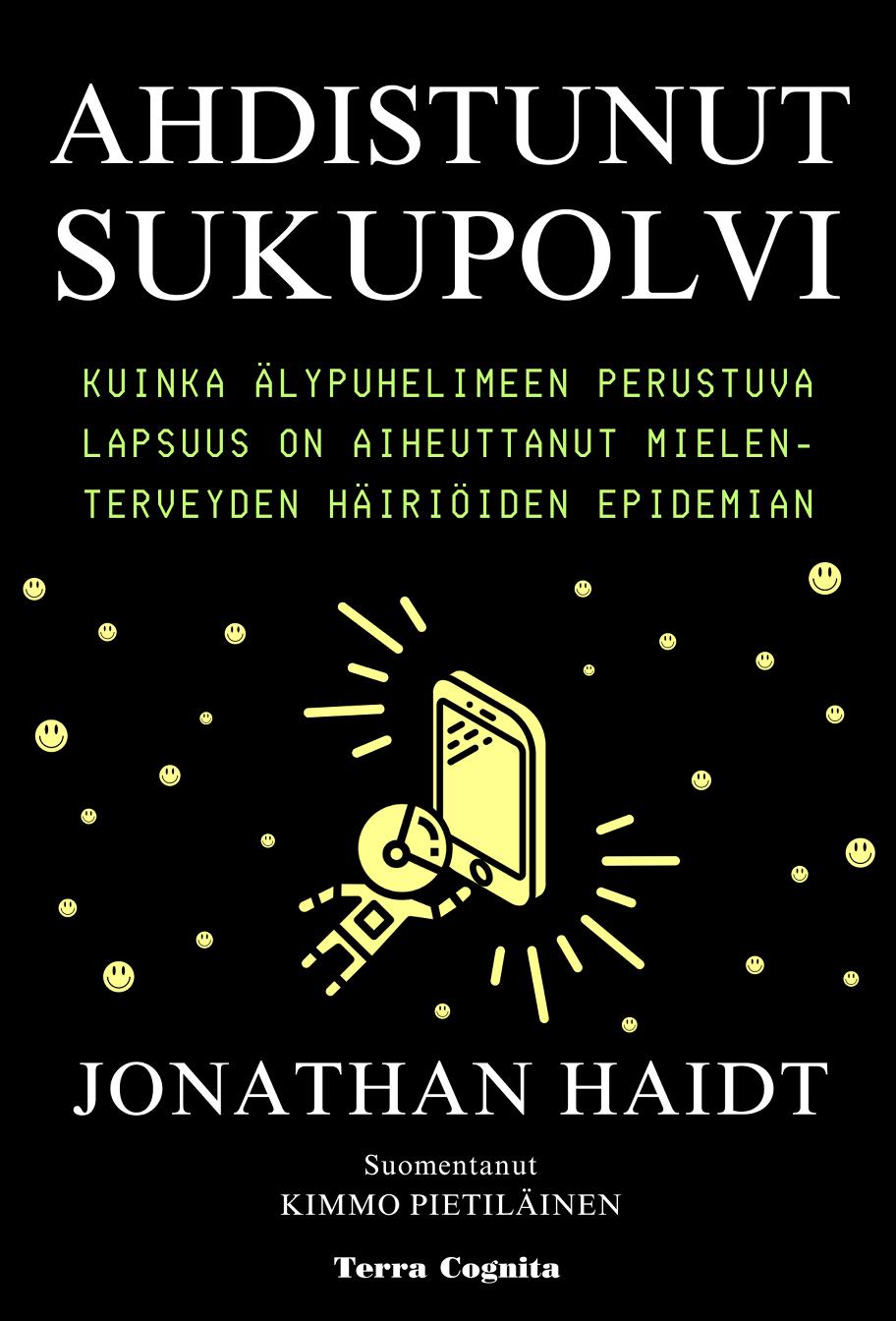 Ahdistunut sukupolvi -kirjan kansi.