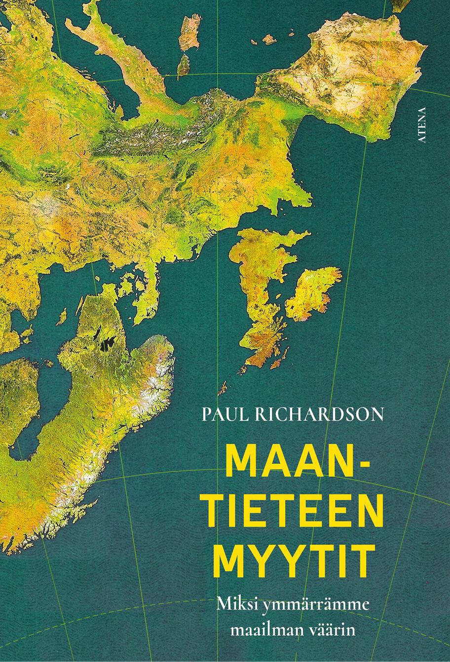 Maantieteen myytit -kirjan kansi.