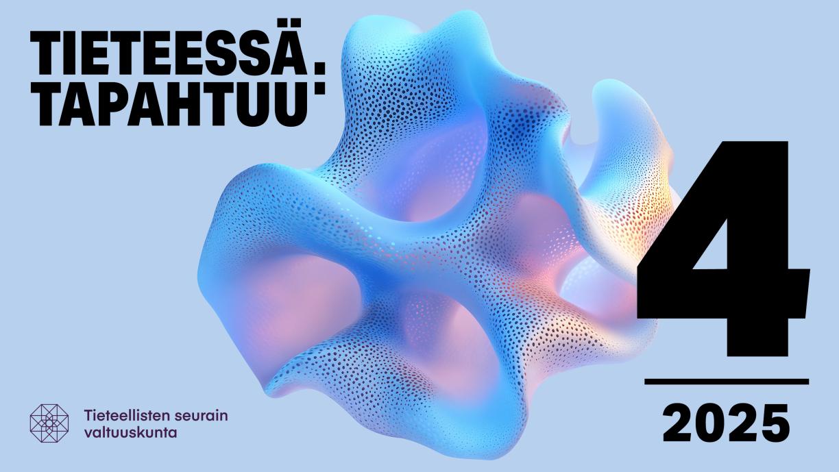 Tieteessä tapahtuu -lehden 4/2025 kansi.