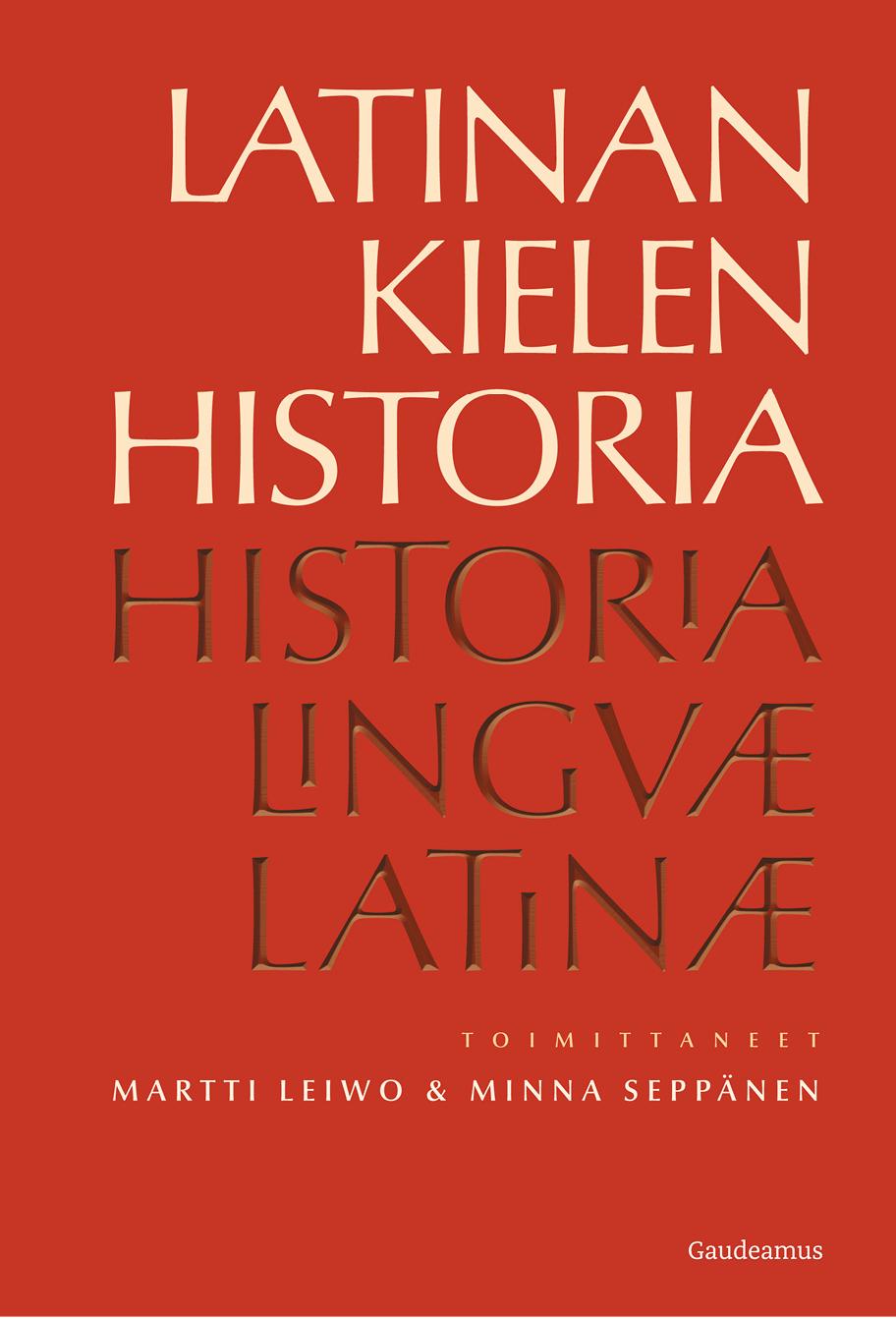 Latinan kielen historia -kirjan kansi.