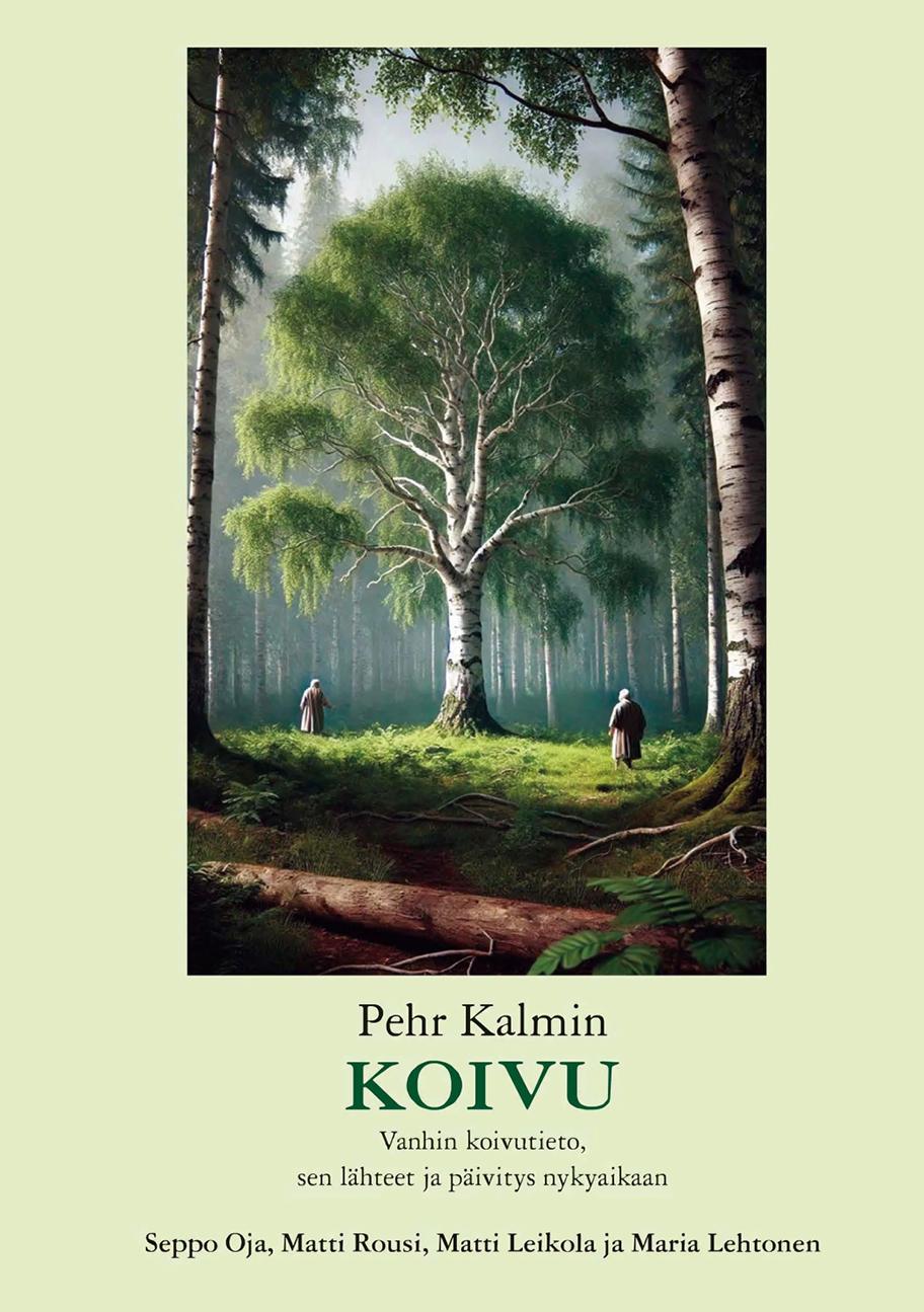 Pehr Kalmin koivu -kirjan kansi.