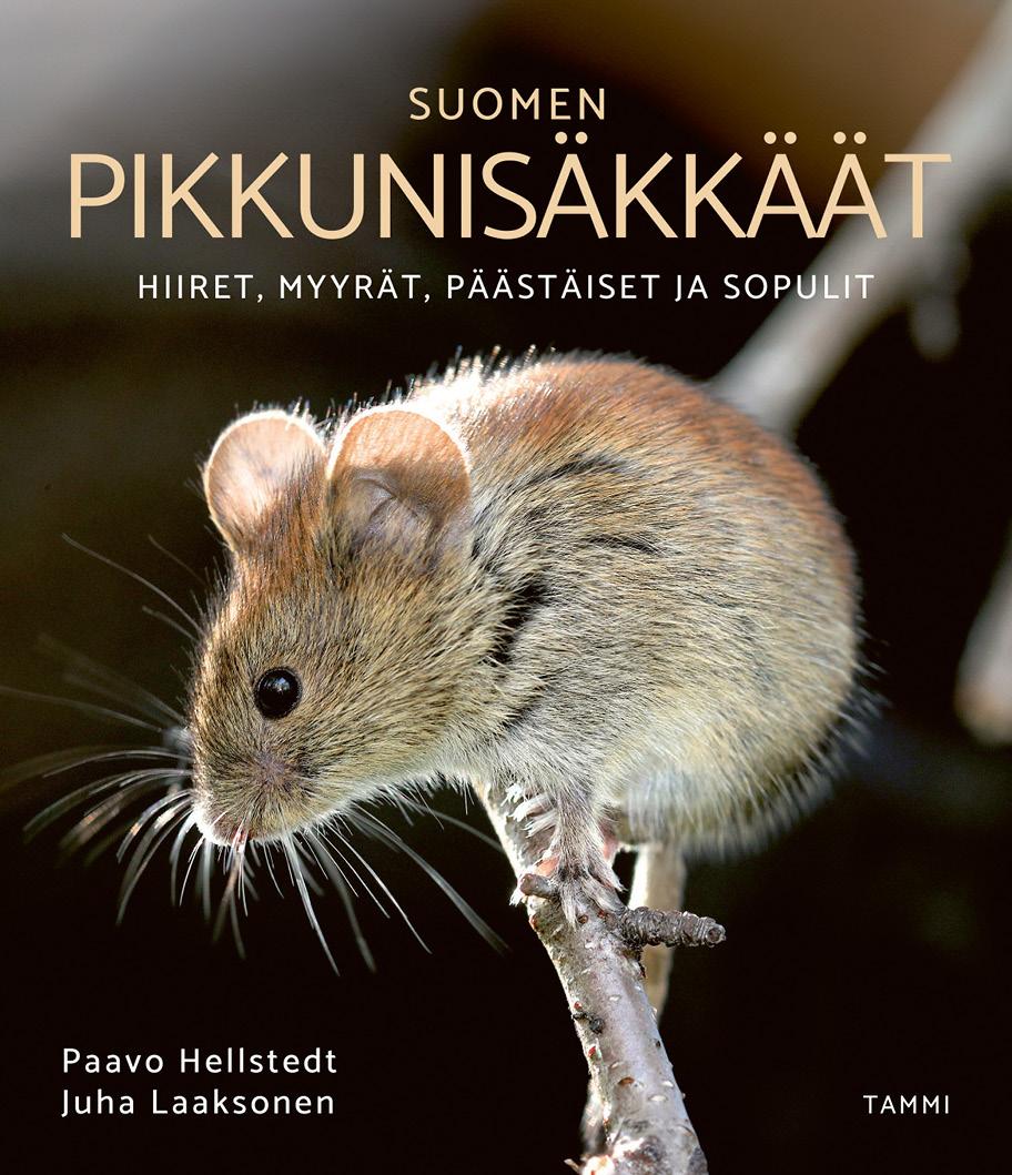 Suomen pikkunisäkkäät -kirjan kansi.