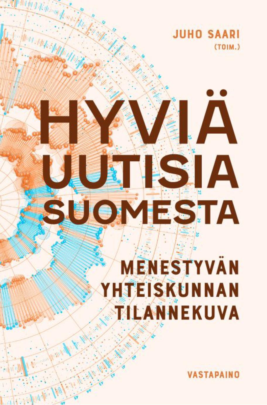 Hyviä uutisia Suomesta -kirjan kansi.