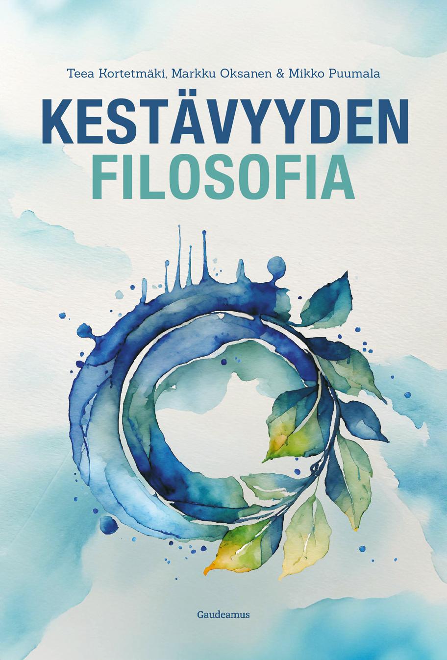Kestävyyden filosofia -kirjan kansi.