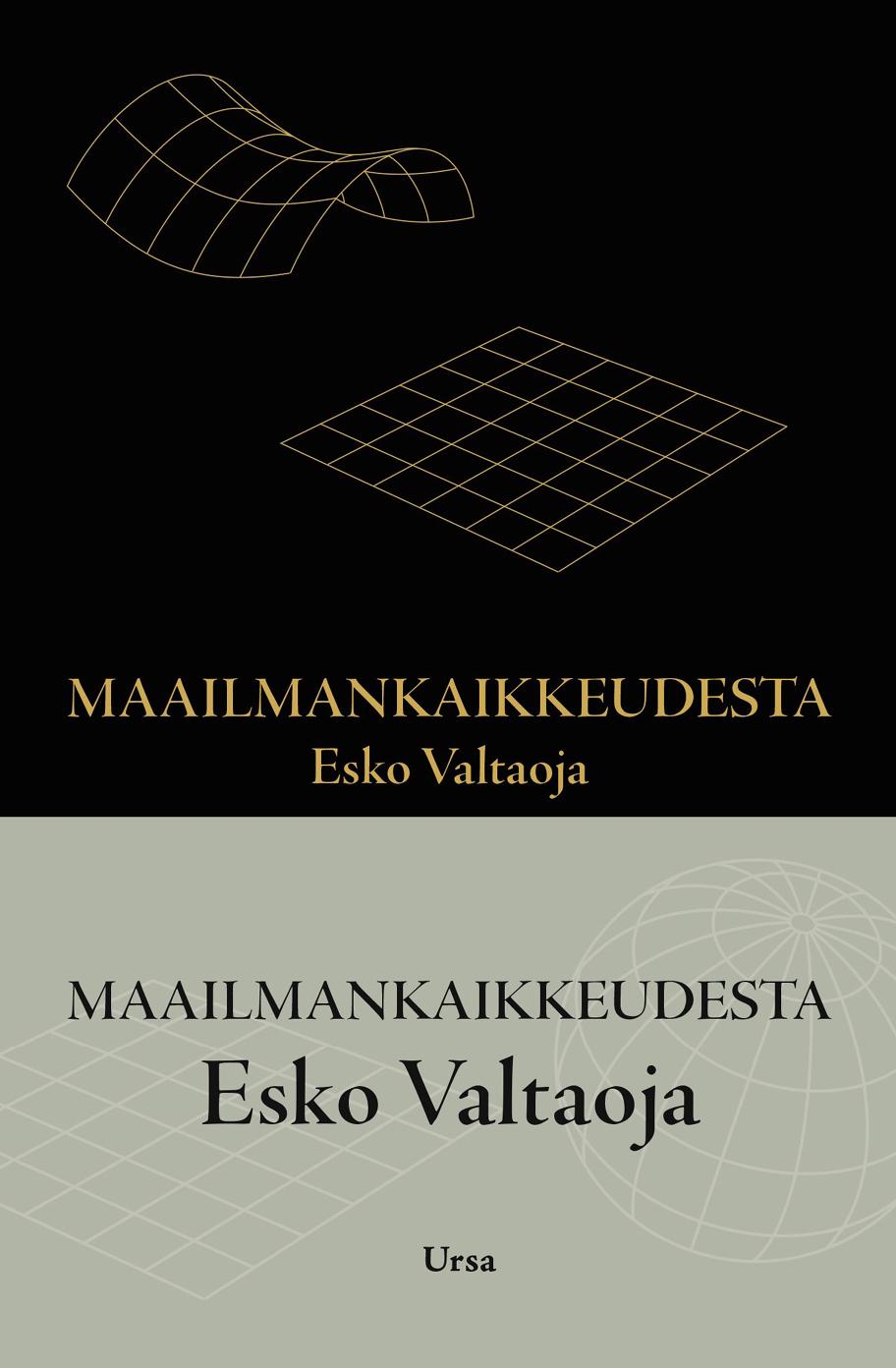 Maailmankaikkeudesta-kirjan kansi.