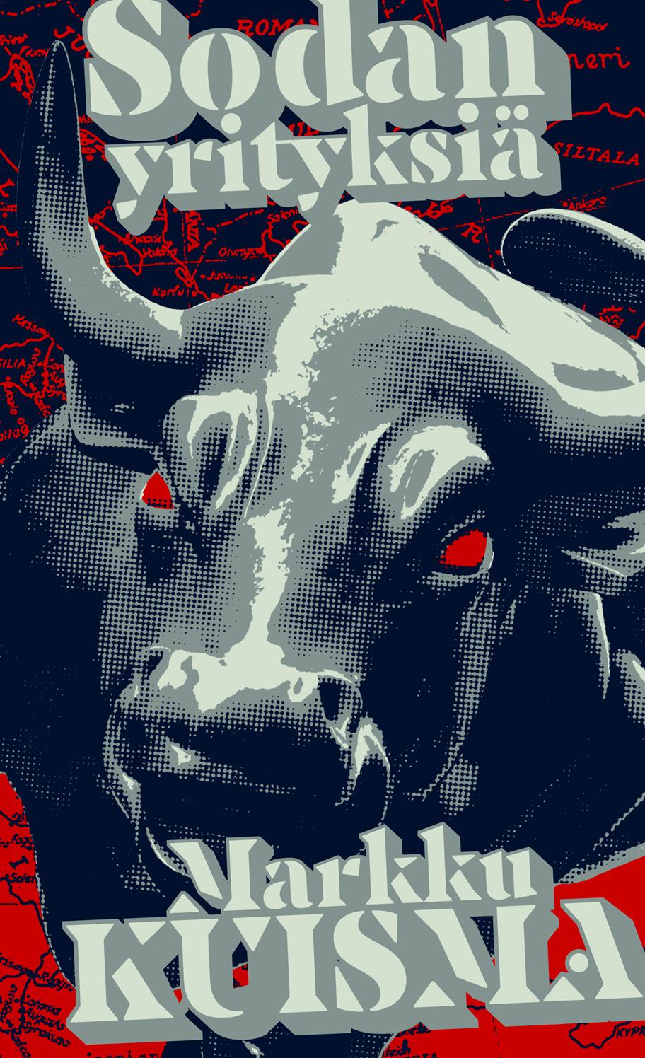 Sodan yrityksiä -kirjan kansi.