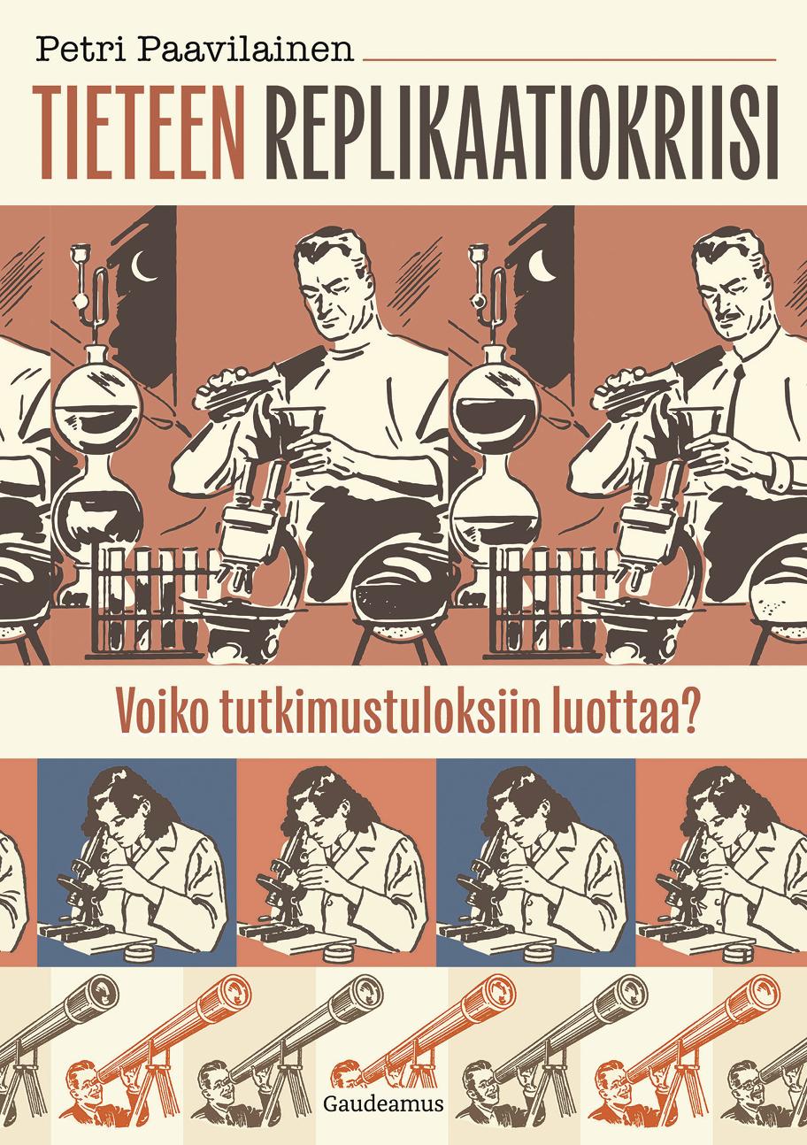 Tieteen replikaatiokriisi -kirjan kansi.