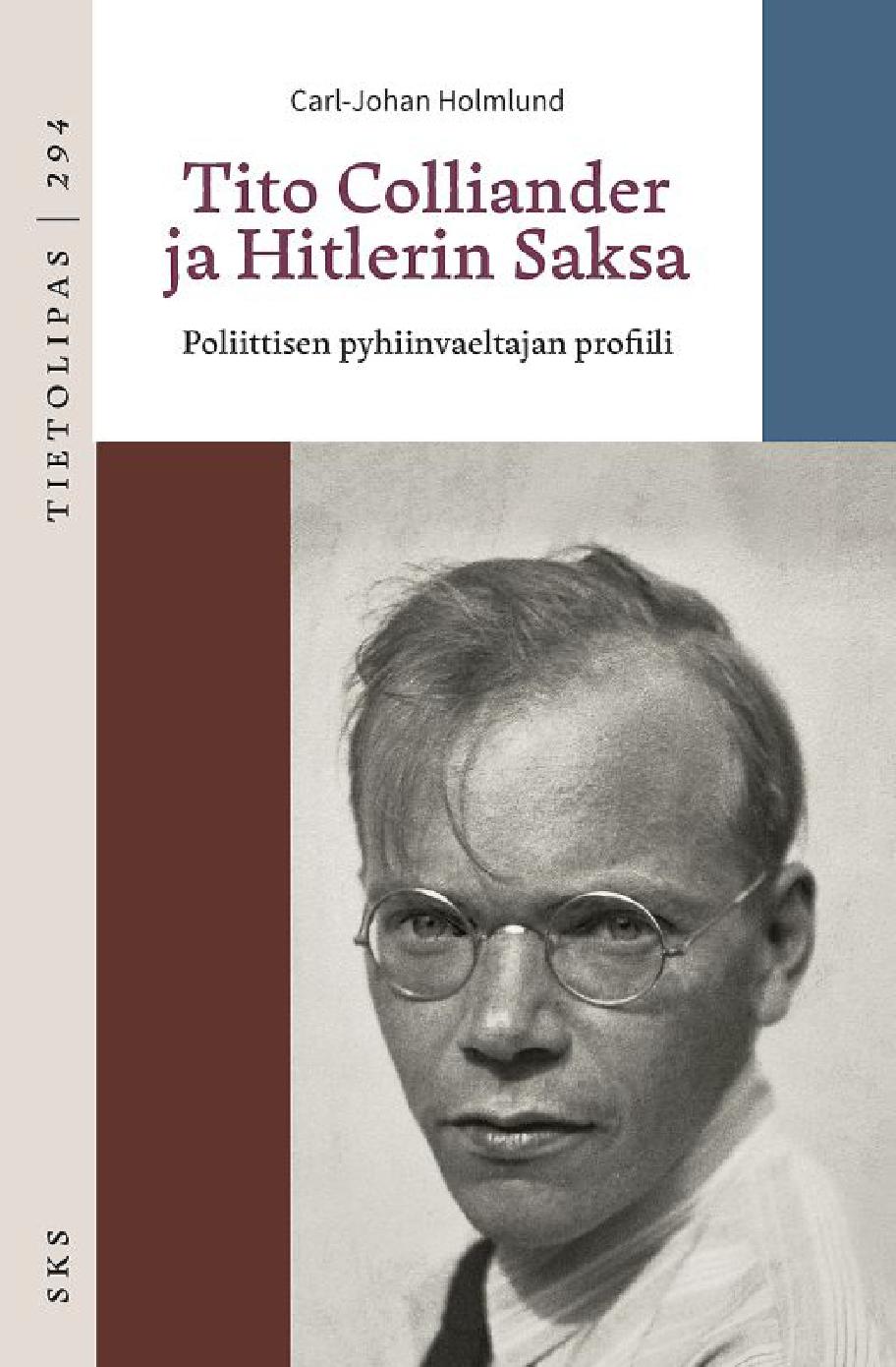 Tito Colliander ja Hitlerin Saksa -kirjan kansi.