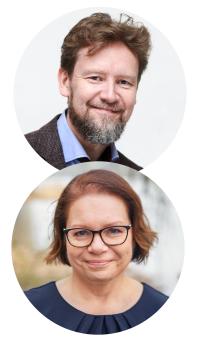 Kaarlo Hildén ja Marjo Kaartinen.